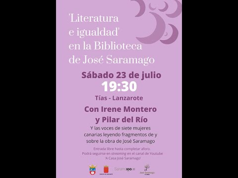 "Literatura e igualdad" en la Biblioteca de José Saramago