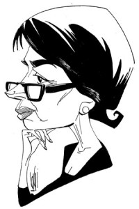 Pilar del Río - caricatura
