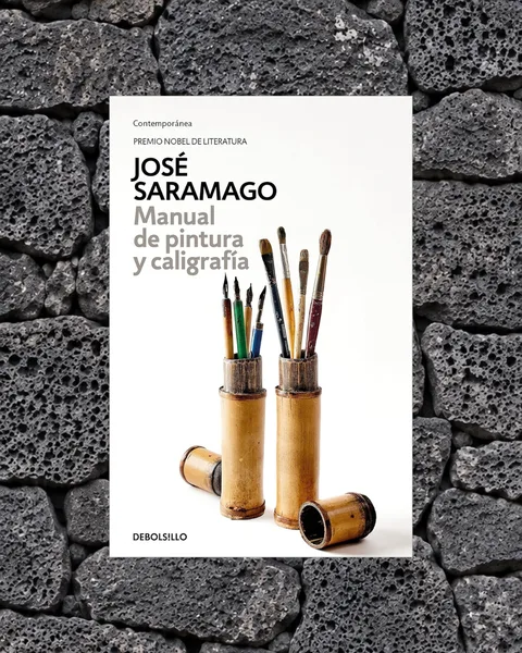 Portada de Manual de pintura y caligrafía, de José Saramago