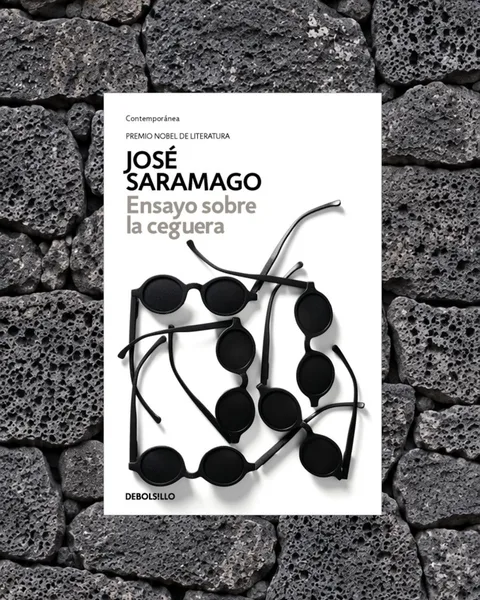 Portada de Ensayo sobre la ceguera, de José Saramago